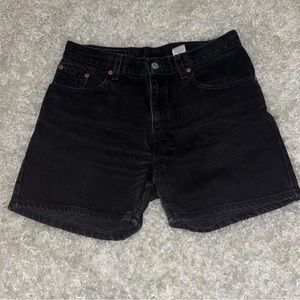 Black LEVI shorts